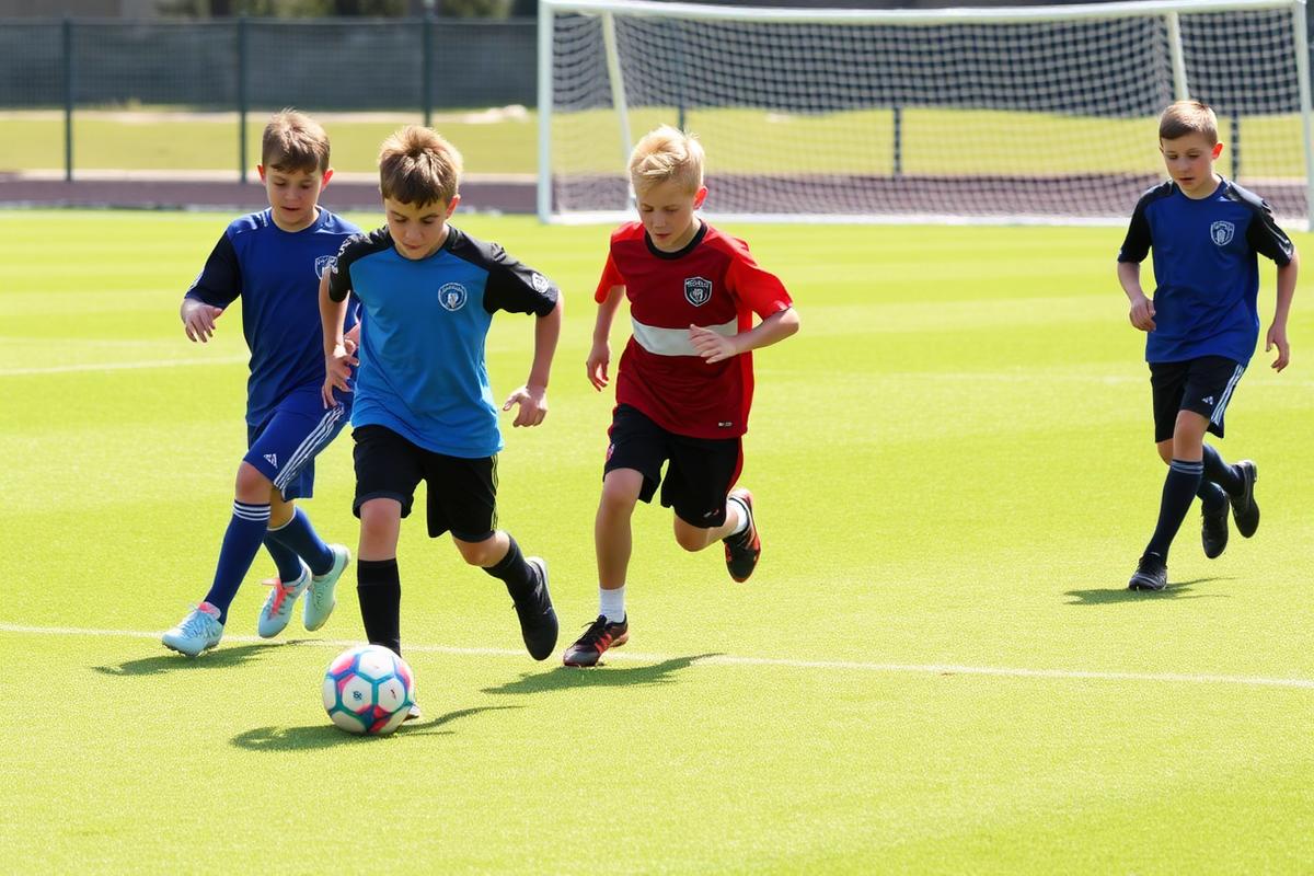 Boys Soccer program session