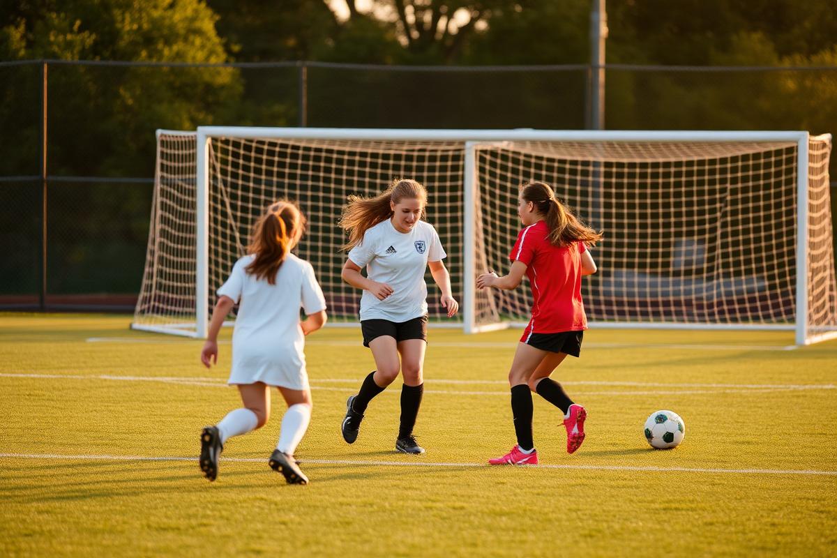 Girls Soccer program session